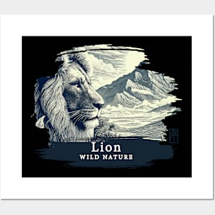 Lion - WILD NATURE - LION -6 Posters and Art